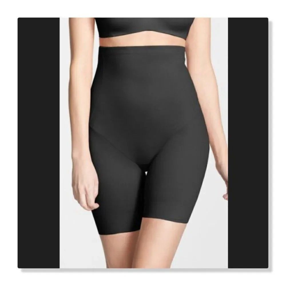 TC Back Magic High Waist Shaping Thigh Slimmer - size XL in Black.